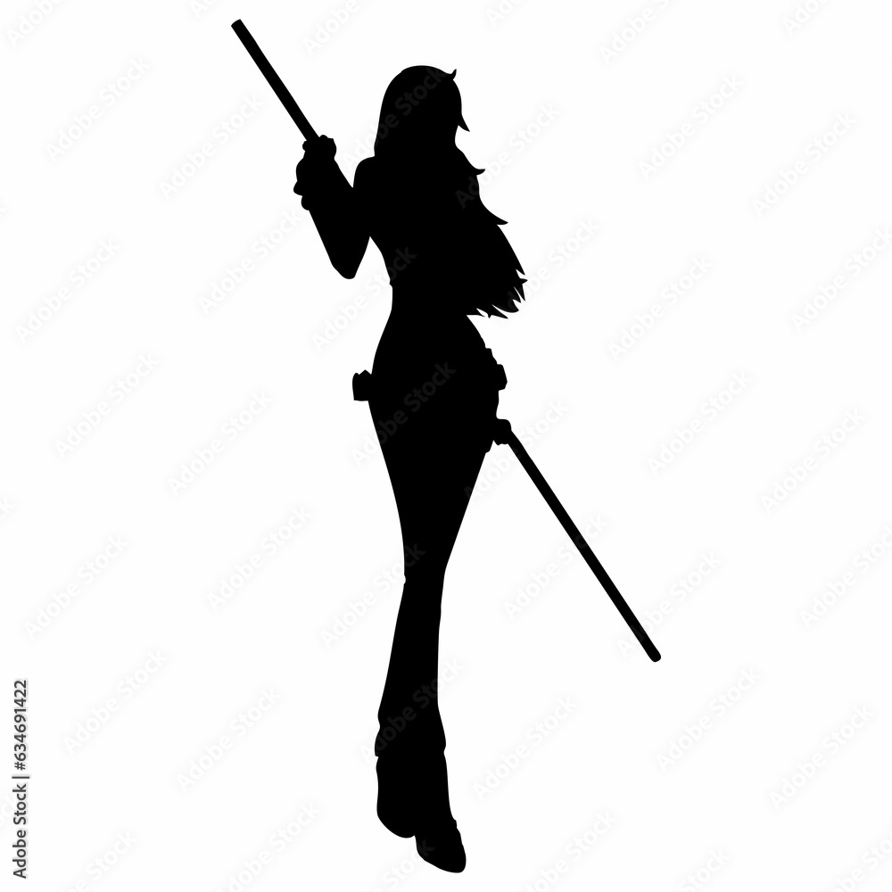 one of the characters in japanese anime with a stick one of the characters in japanese anime with a stick