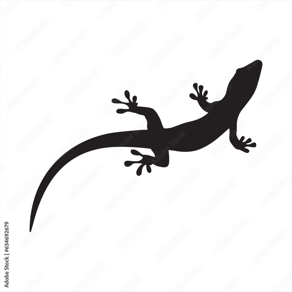 Domestic Lizard vector stock image Domestic Lizard vector stock image