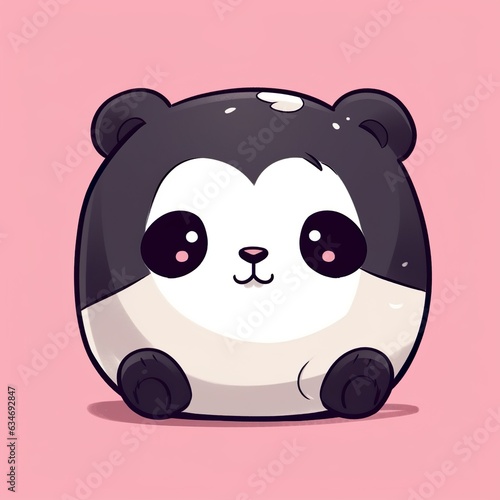 cute kawaii cartoon panda