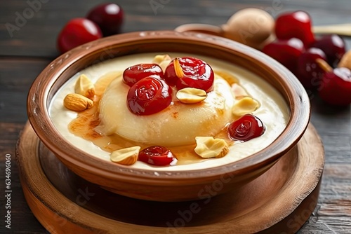 Flavors of Turkey: Authentic Turkish Dessert Temptation - Generative AI photo