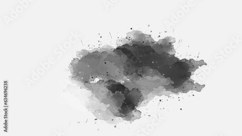 Abstract slow-motion paint and ink brush reveal that expands gradually, creating a smooth transition effect suitable for overlays and compositing.