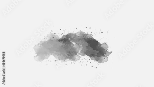 Ink transition splatter blot spreading, watercolor paint brush slow motion