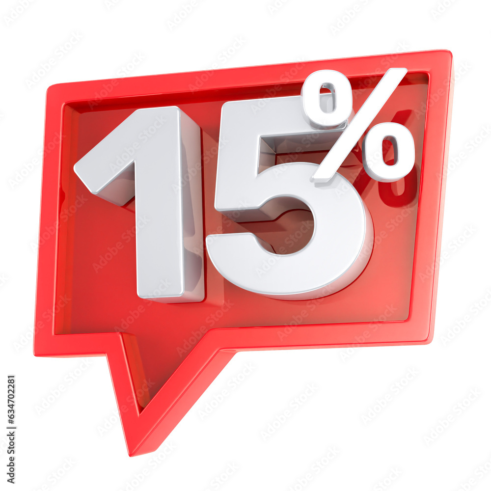 Label letter off 3d render White and Red Label letter off 3d render White and Red