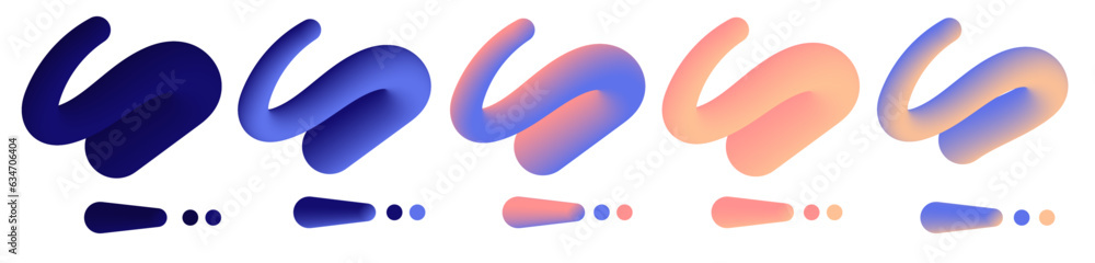 3d curve line gradient vibrant color 3d curve line gradient vibrant color
