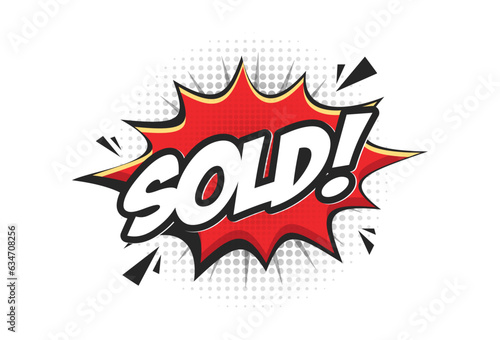 sold comic background