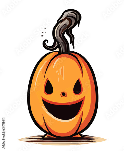 Cute Halloween Pump King Vector