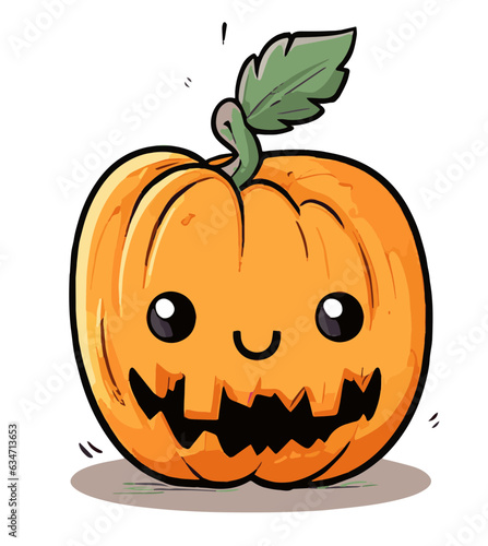 Cute Halloween Pump King Vector