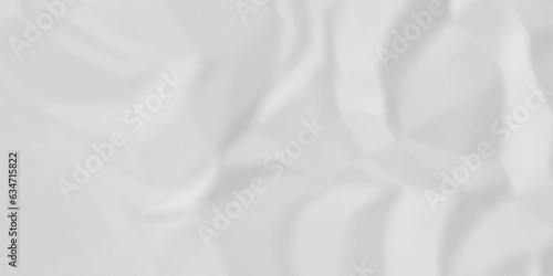 White crumple paper wrinkled poster template ,blank glued creased paper texture background. white paper crumled backdrop background. used for cardboard and clarkboard.