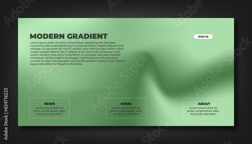 Abstract color gradient modern blurred background and film grain texture template with an elegant	