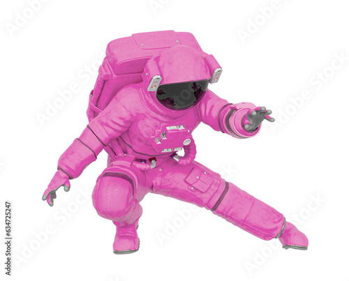 astronaut in stealth pose © DM7
