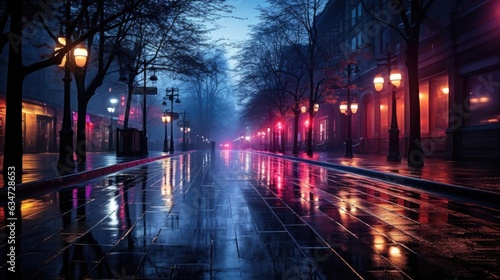 traffic in the city in rainy day © banthita166