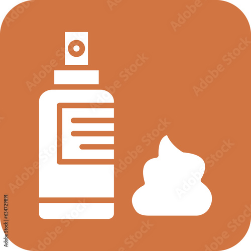 Vector Design Barber Foam Icon Style