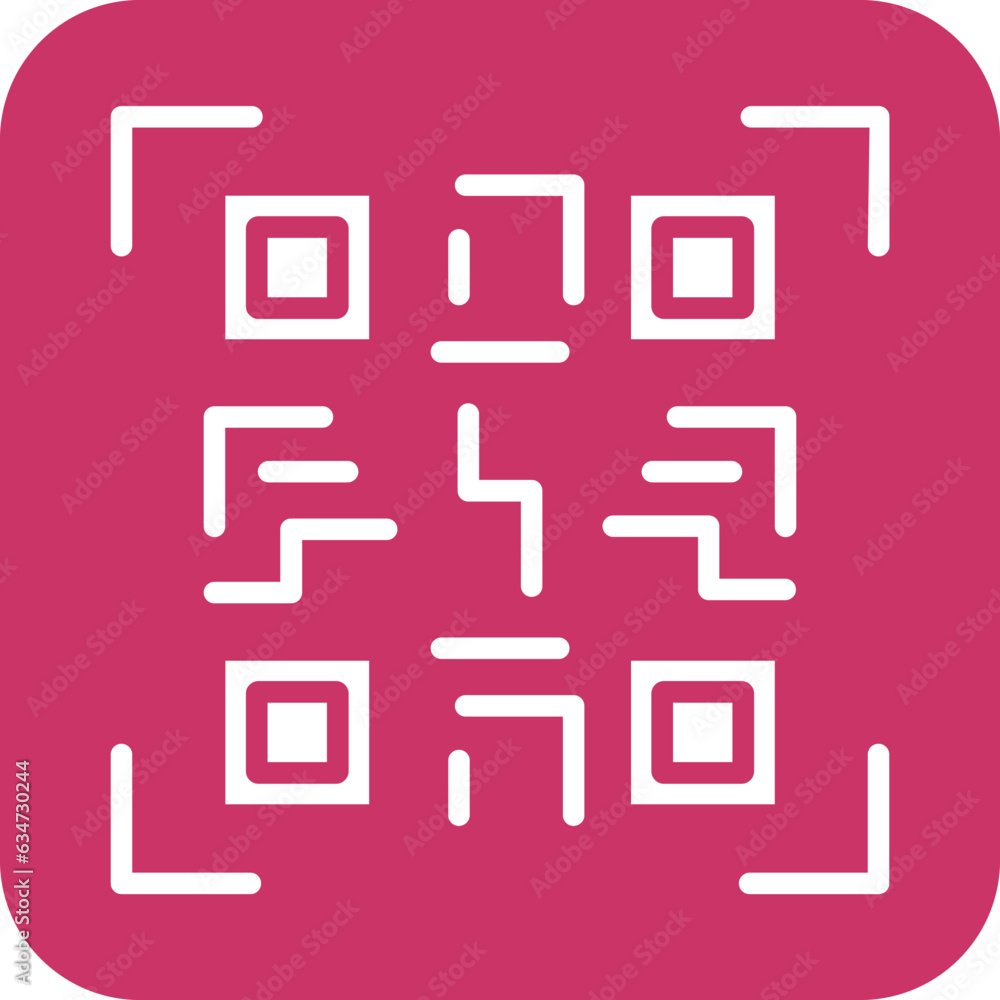 Vector Design QR Code Icon Style Vector Design QR Code Icon Style
