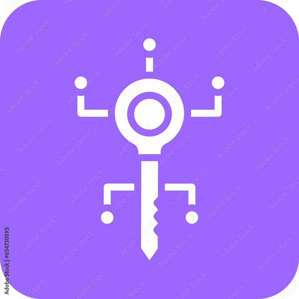 Vector Design Key Encryption Icon Style Vector Design Key Encryption Icon Style