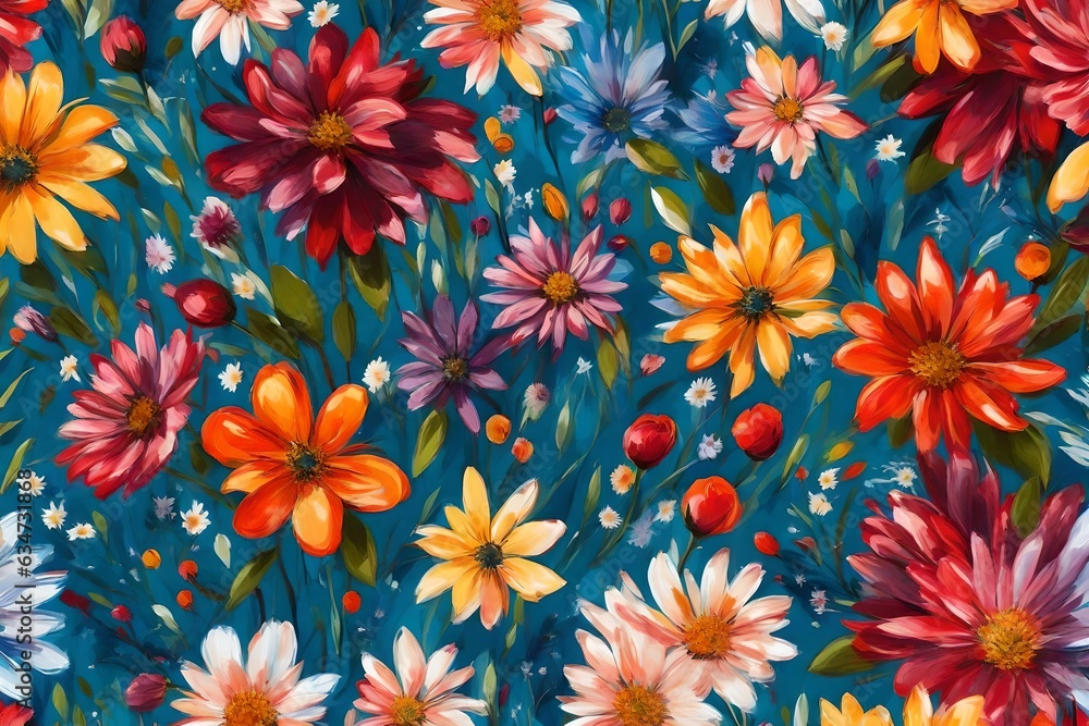 seamless pattern with flowers seamless pattern with flowers