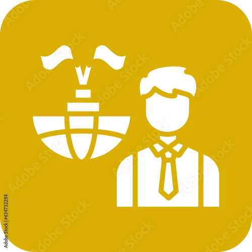Vector Design Diplomat Icon Style