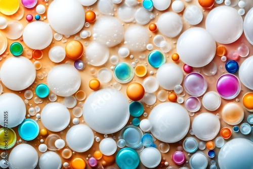 abstract background with bubbles