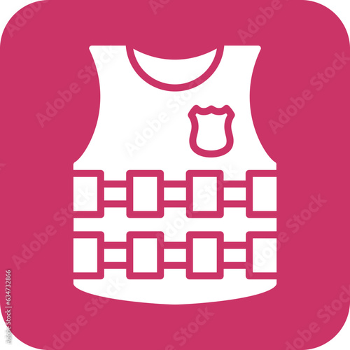 Vector Design Bulletproof Vest Icon Style