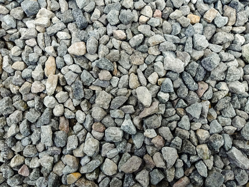 Close up of grey granite stones. it is suitable for background or screen layer