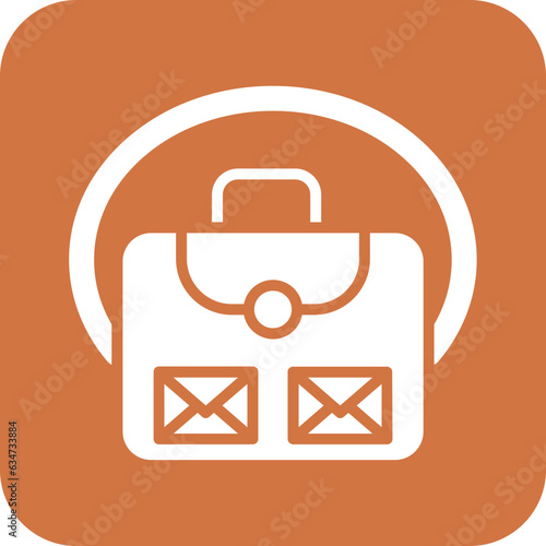 Vector Design Mail Bag Icon Style