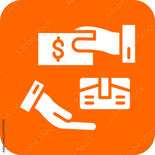Vector Design Pay Upon Delivery Icon Style