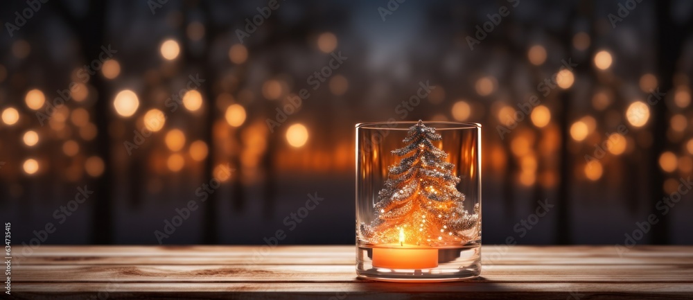 Christmas background with candles. Christmas background with candles.
