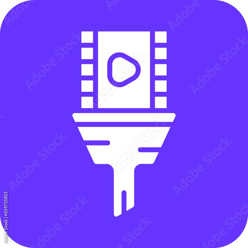 Vector Design Content Curation Icon Style