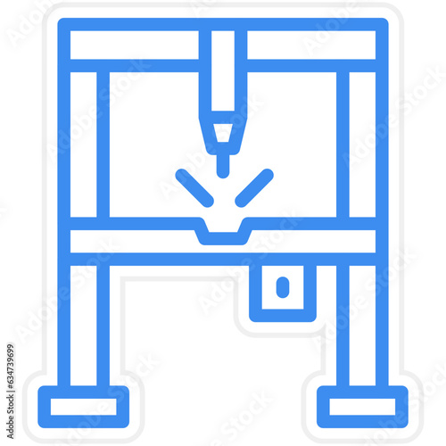 Vector Design Plasma Laser Icon Style