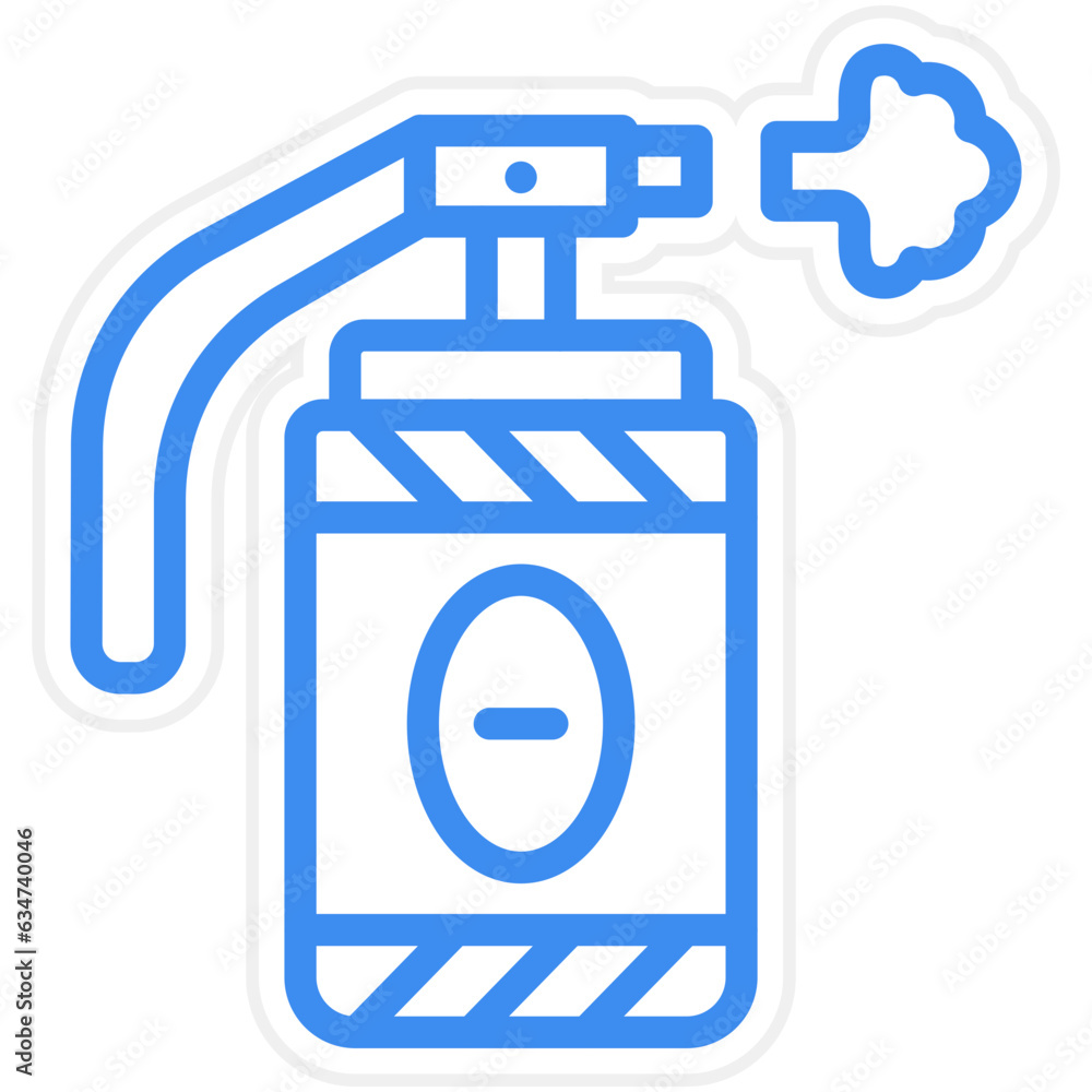 Vector Design Tear Gas Icon Style Vector Design Tear Gas Icon Style