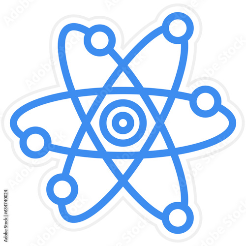 Vector Design Atom Icon Style
