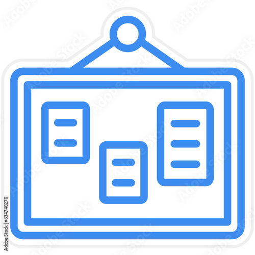 Vector Design Pinboard Icon Style