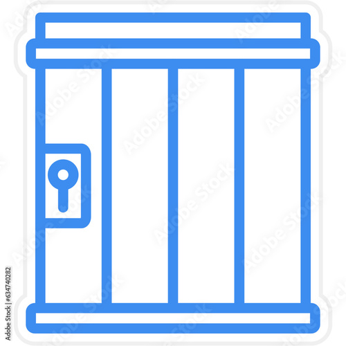 Vector Design Jail Icon Style