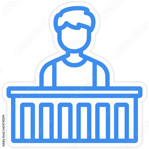 Vector Design Witness Icon Style