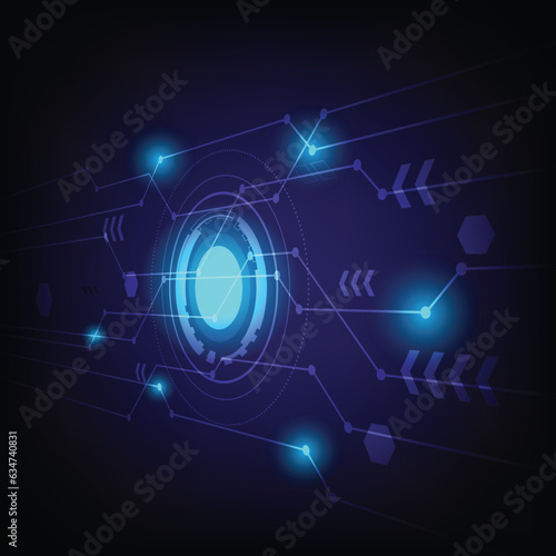 Hitech background concept