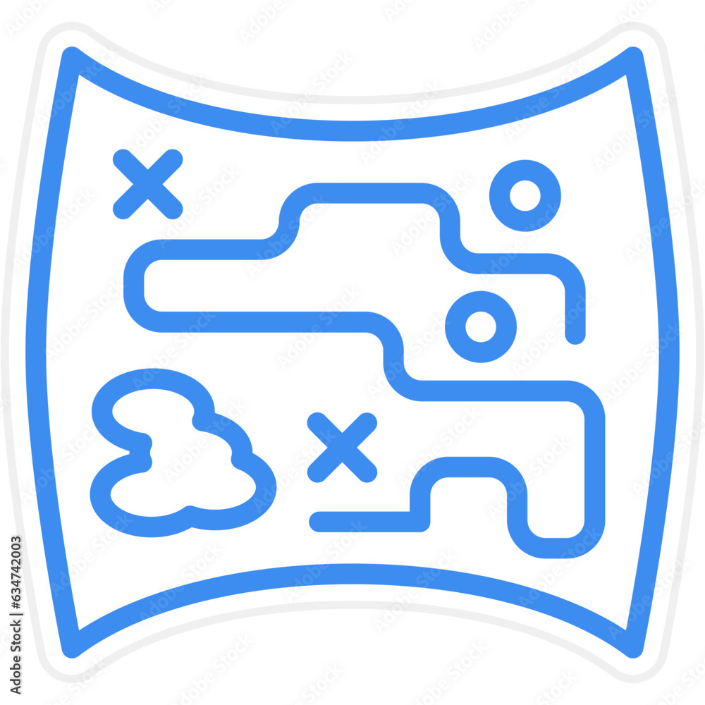 Vector Design Map Icon Style Vector Design Map Icon Style