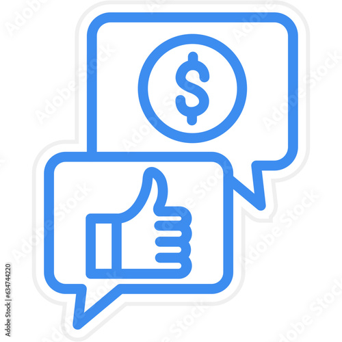 Vector Design Haggling Icon Style