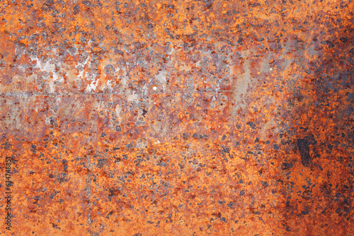 Grunge rusted metal texture and oxidized metal background. Old metal iron panel industrial construction concept design.