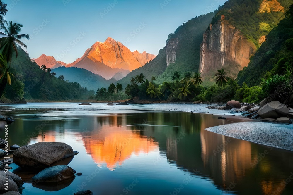 reflection in the lake