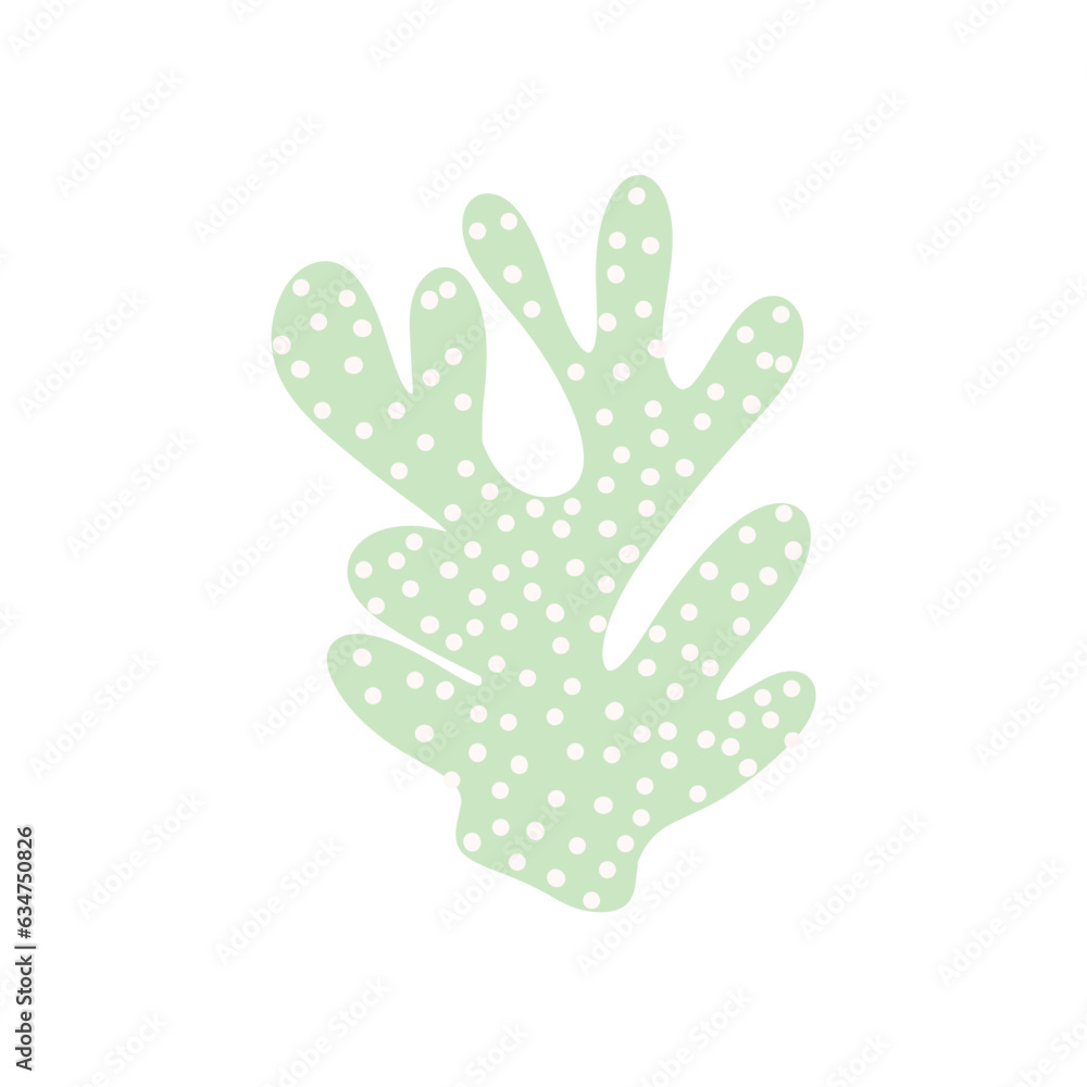 Coral. Underwater element. Vector illustration in scandinavian style. Sea ocean. Coral. Underwater element. Vector illustration in scandinavian style. Sea ocean.