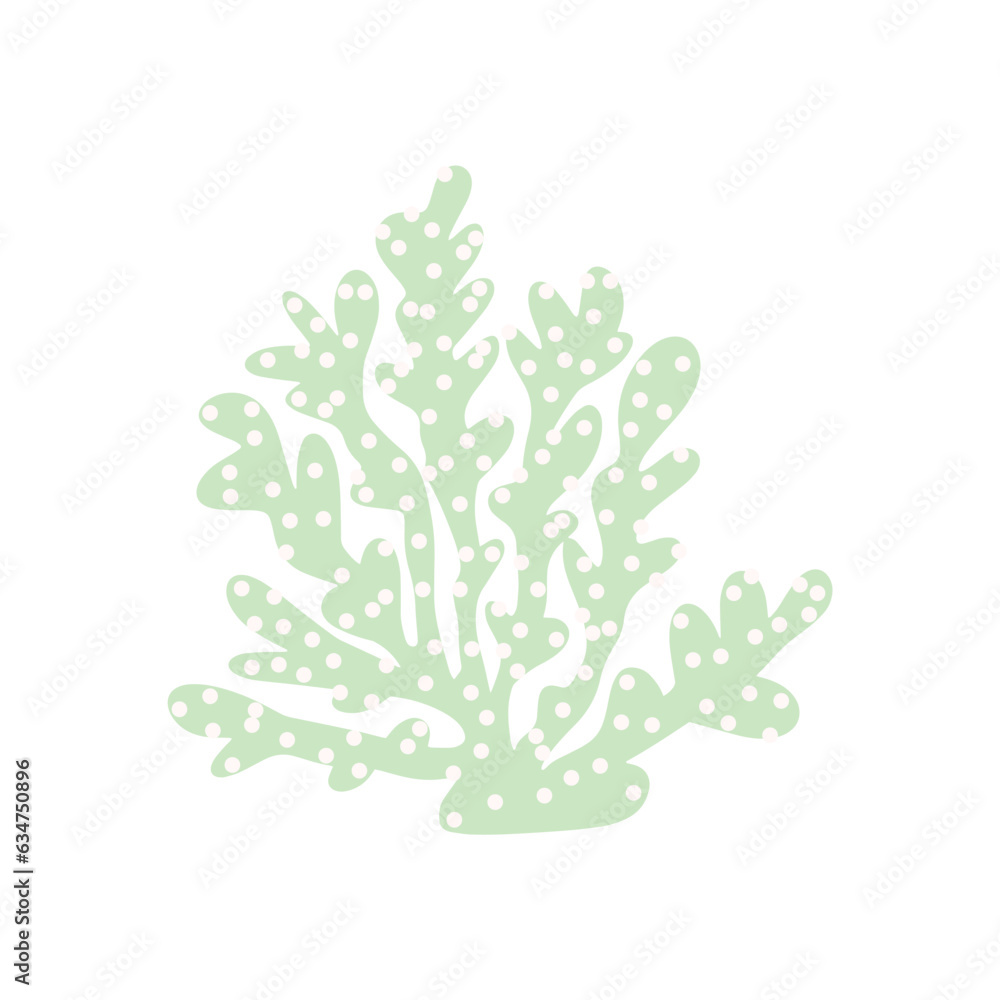 Coral. Underwater element. Vector illustration in scandinavian style. Sea ocean. Coral. Underwater element. Vector illustration in scandinavian style. Sea ocean.