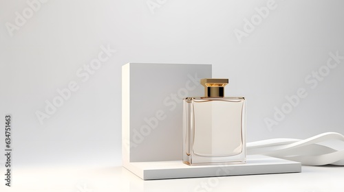 Versatile Perfume Bottle Template  3D Mockup Featuring Different Volume Options