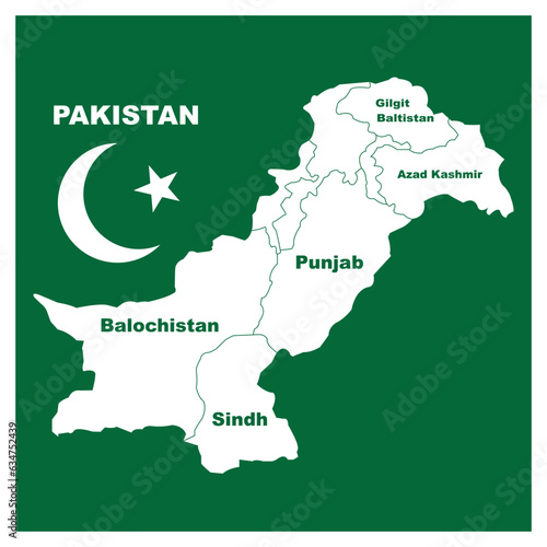 Pakistan map icon