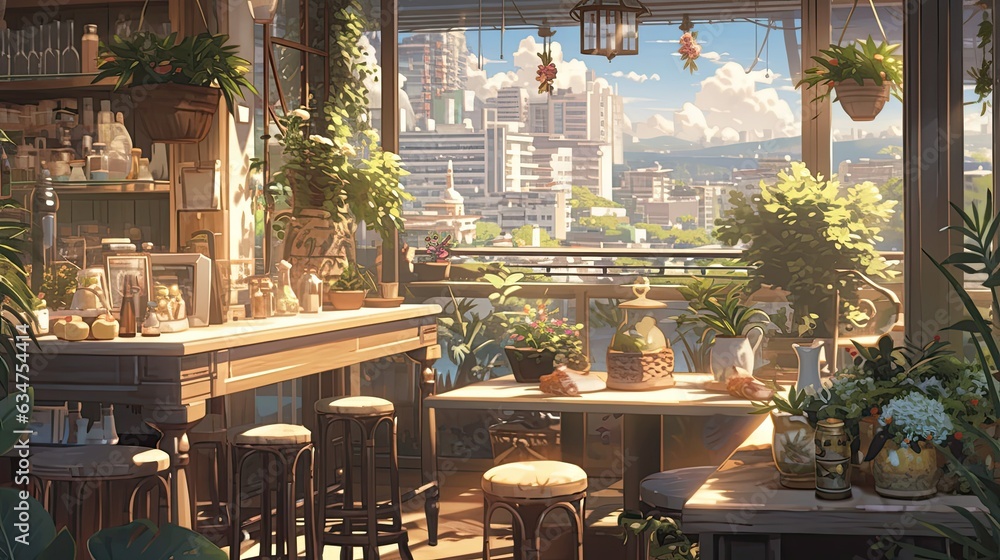 Fototapeta premium Tokyo cafe