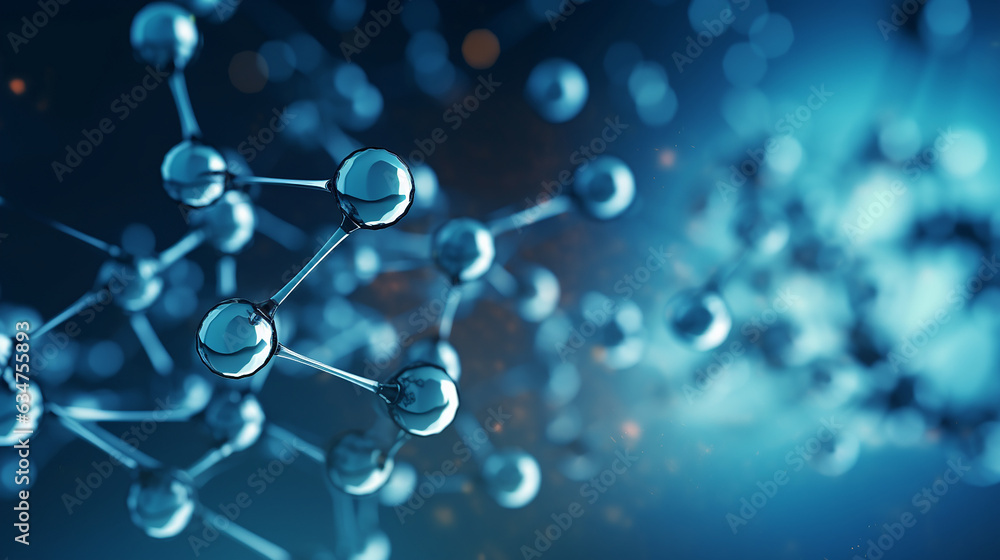 Abstract nano molecular structure Abstract nano molecular structure