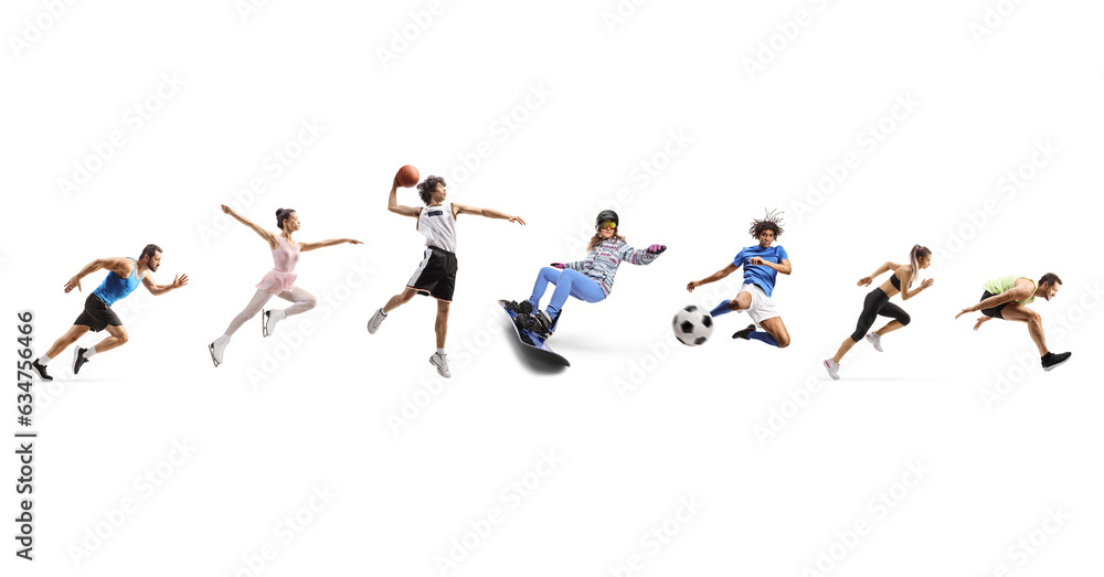 © Ljupco Smokovski - Male and female athletes practicing different sports