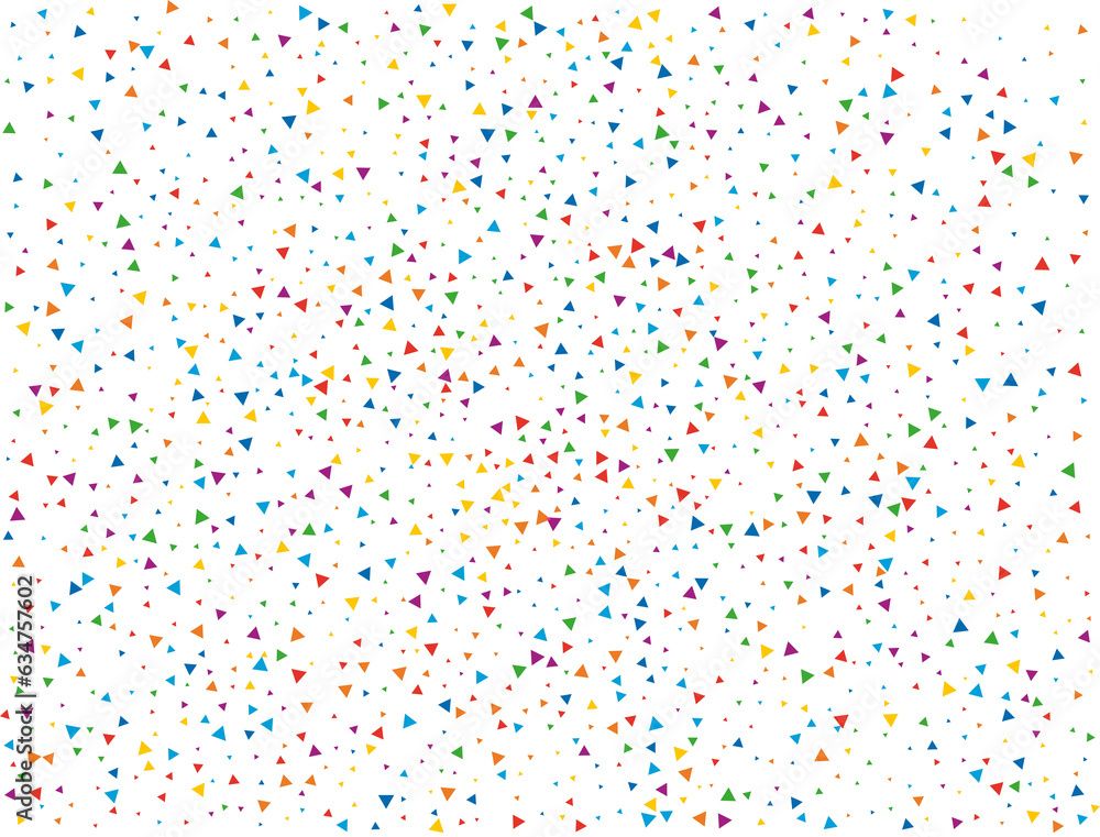 Magic Rainbow Triangular Confetti Magic Rainbow Triangular Confetti