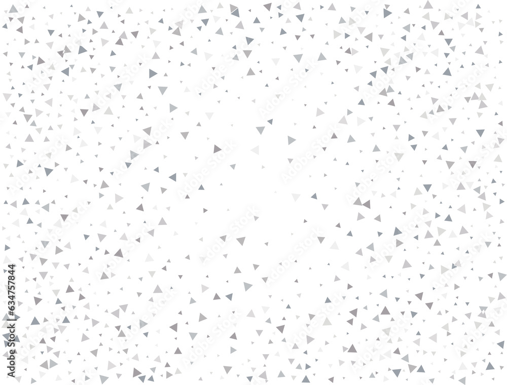 Festive Silver Triangular Confetti Festive Silver Triangular Confetti