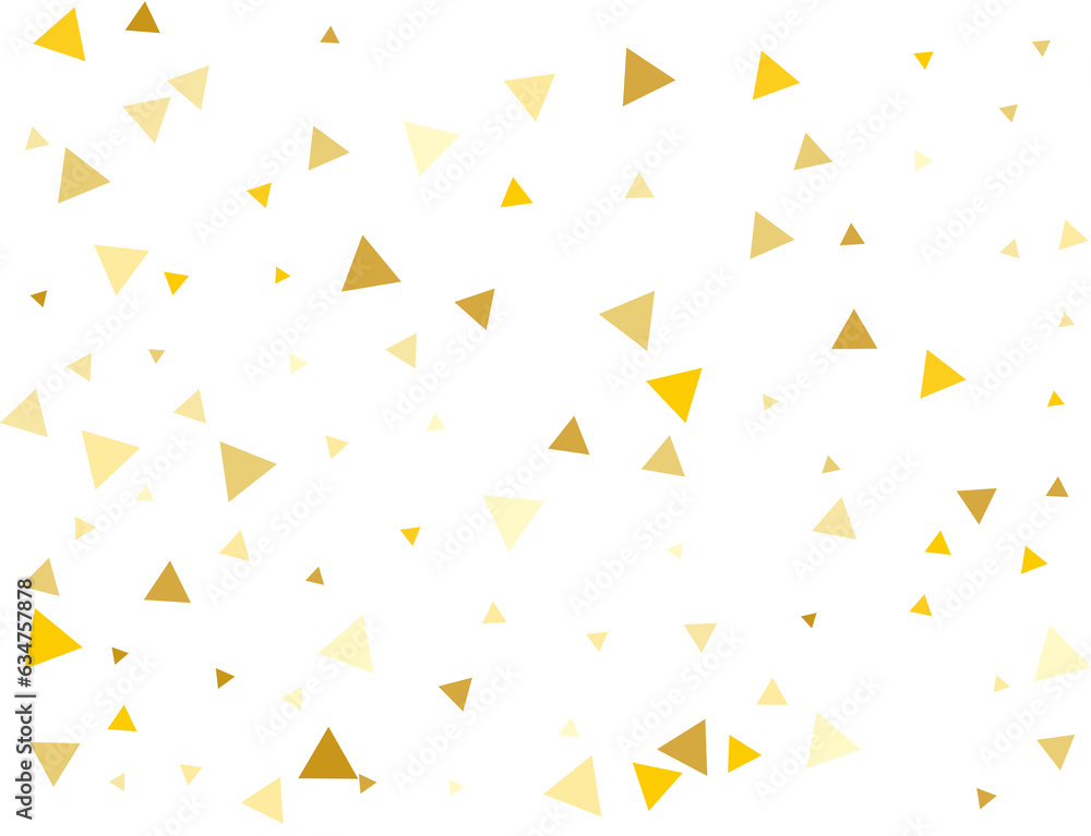 Gold Triangular Confetti Gold Triangular Confetti