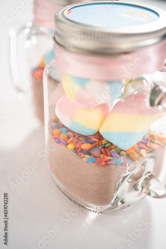 Unicorn hot chocolate mix
