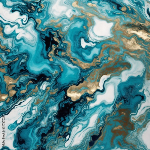 Abstract ocean blue fluid pattern, abstract background.